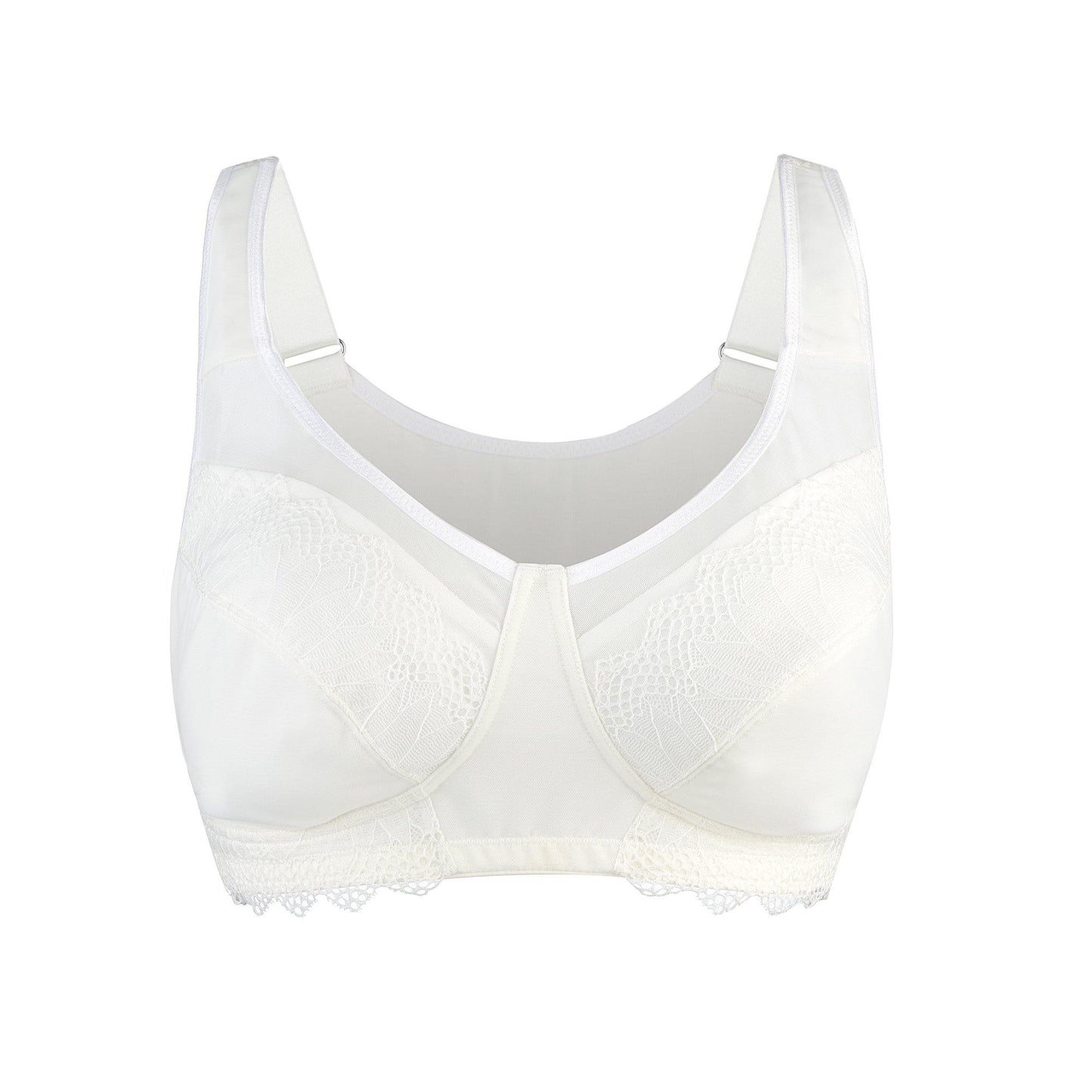 Claret Silk Back Support Cotton Sports Bra (Multiple colors available)-5