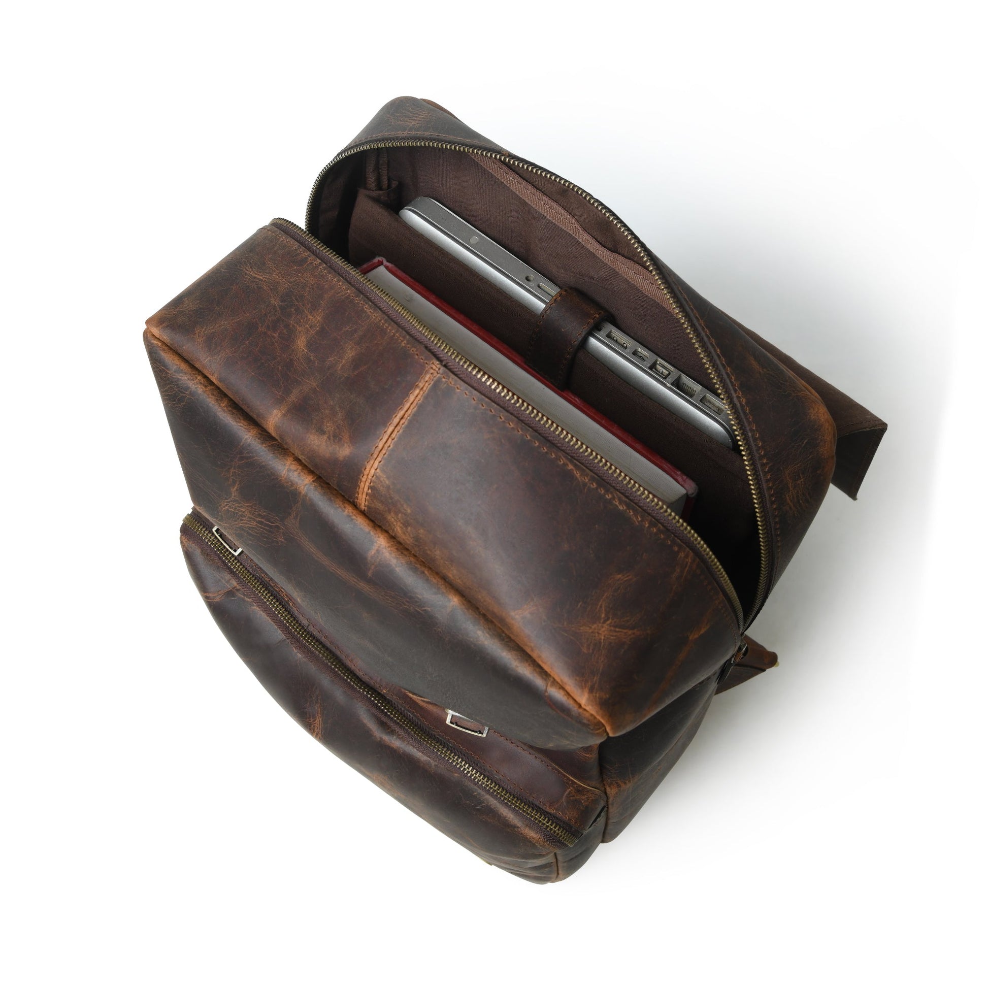 Layne Vintage Leather Backpack-4