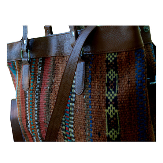 Kilim Leather Hoki Bag-6
