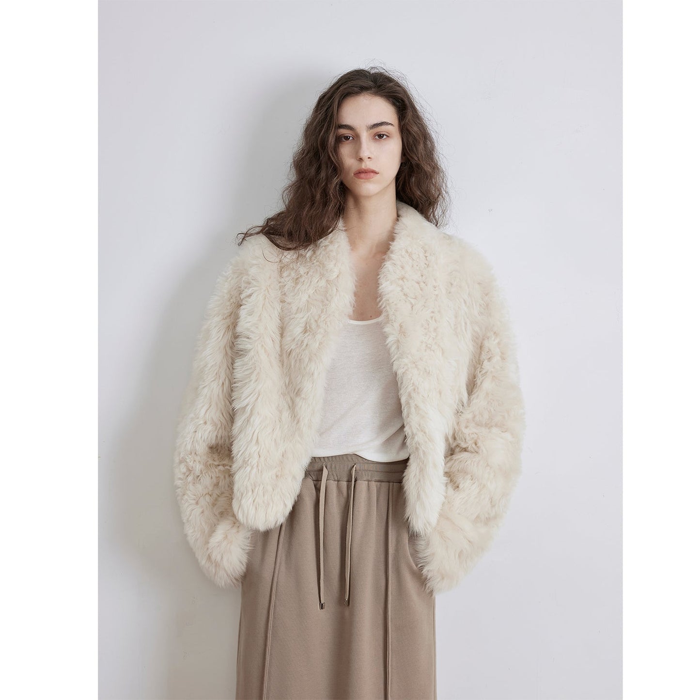 Morning Mist Fairy Tuscan Sheepskin Coat-0