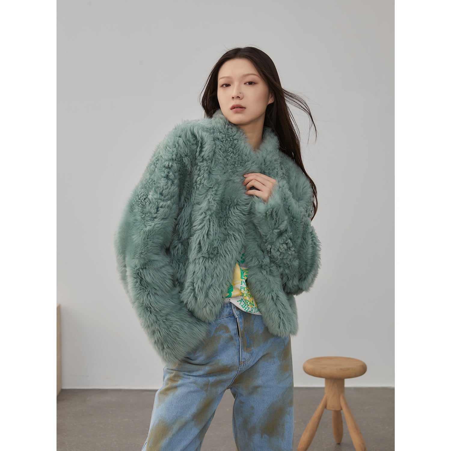 Morning Mist Fairy Tuscan Sheepskin Coat-4